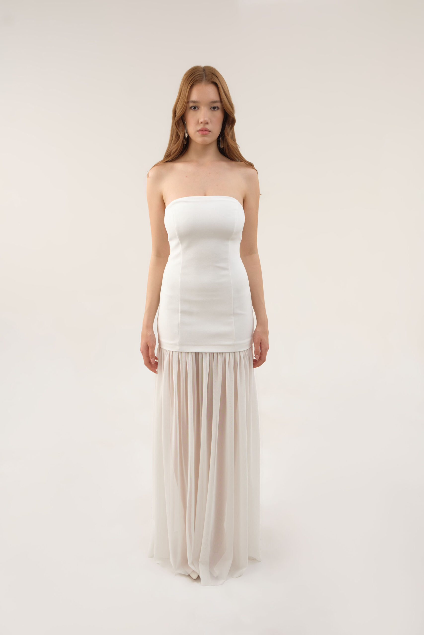 JULIA WHITE LONG DRESS